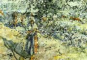 Carl Larsson pa vall i hagen France oil painting artist